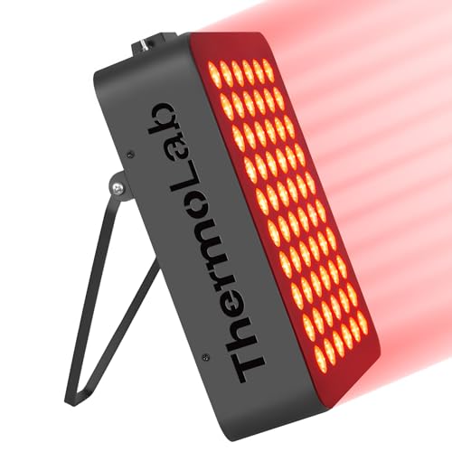ThermoLab Aura Pro 300W Red & Infrared LED Light Panel 660nm & 850nm Therapy Lamp for Pain Relief Muscle Recovery & Anti-Ageing Full Body Wellness Device
