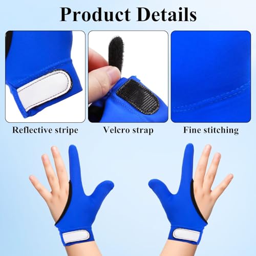 Image of 4pcs Thumb Sucking Guard Gloves Kids Anti Thumb Sucking Glove | Chewy Compression Thumb Sucking Stop Nail Biting Finger Biting Glove for Kids Thumb Guard for Ages 5-12