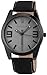 Produktbild Excellanc Herrenuhr mit Band aus Lederimitat Armband schwarz Ziffernblatt grau arabisch