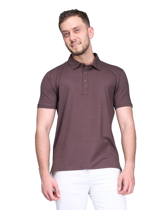 Image of Interwove Bamboo Knitted Polo T-Shirt
