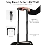 Rolling Backpack for Women, Travel Backpack with Wheels, Dual-Opening Wheeled Laptop Backpack, Stylish Rolling Laptop Bag, Overnight Underseat Carry on Luggage for College Business Work, Beige Brown - Image 5