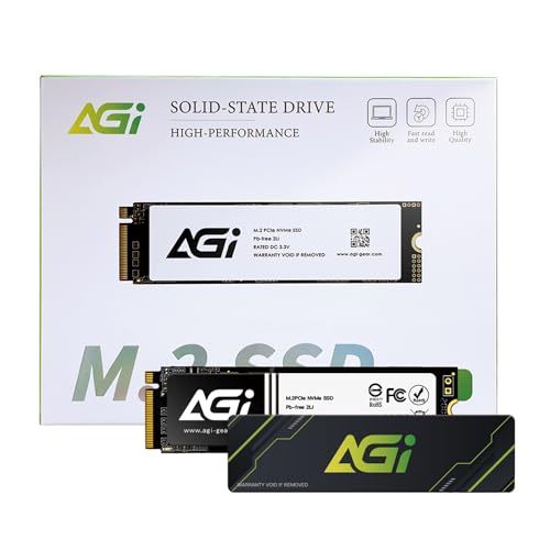 AGI 1TB AI818-43 PCIe Gen4×4 NVMe M.2 3D NAND SSD q[gVN PS5mFς(ǂݍ݁Eݑx4700/2800MBs)