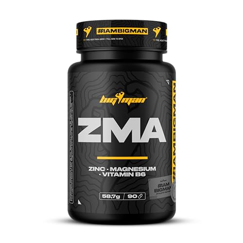 BIGMAN | ZMA + 90 CAPS CON ZINC + MAGNESIO + VICTAMINA B6