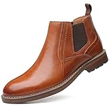 Chelsea Ankle Boots for Men Genuine Leather Oxford Casual and Formal Dress Boot
