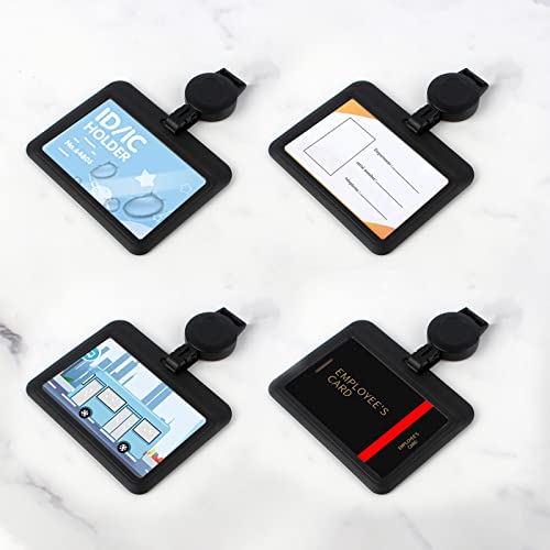 Anruyi 4 x porta badge a forma di torre da collo