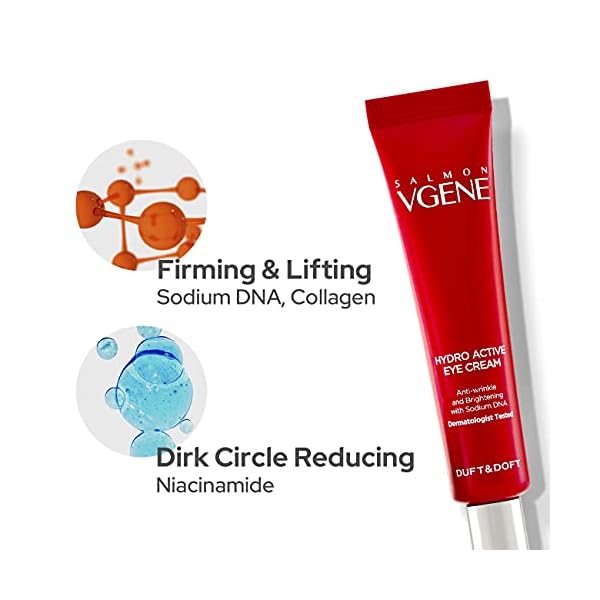 DUFT-DOFT-Vgene-Hydro-Firming-Lifting-Booster-Eye-Cream-Anti-Wrinkle-Dark-Circles-Depuffing-with-Collagen-and-Niacinamide-09-Fl-Oz DUFT & DOFT Vgene Hydro Firming Lifting Booster Eye Cream - Anti Wrinkle, Dark Circles, Depuffing with Collagen and Niacinamide 0.9 Fl Oz