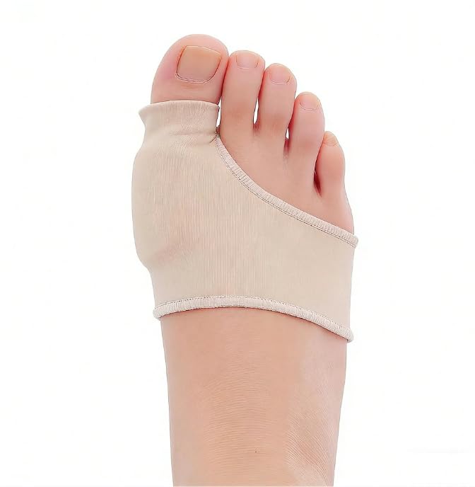 Bunion Corrector Socks, 2 Pairs with Gel Pads-Orthopedic Splints for Toe Alignment & Pain Relief, Flexible Bunion Pads Sleeves for Daily Comfort & Support