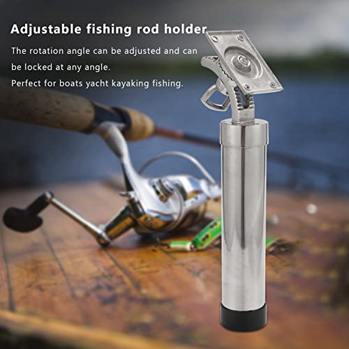 Support de canne à pêche réglable en argent robuste anti-corrosion