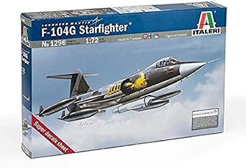 F-104G Starfighter Italeri I1296 maquette d'avion pour exposition en vitrine 1:72