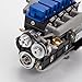 XMBRICDIYY CISON L4-205-OHV Engine Model Kit That Runs, 20.5cc Inline 4-Cylinder 4-Stroke Water-Cooled Motor Model for RC Cars, Kit Version