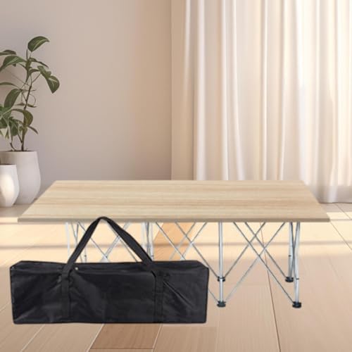 Mesa de trabajo portátil con soporte de acero para proyectos en el garaje 7