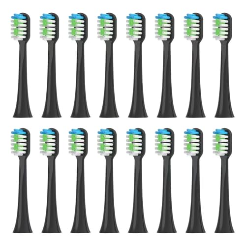 �����p���u���V�w�b�h�ASarmocare S100 S200 S600 S700 S800 S900 S710 S820 S910 �d�����u���V�A�q�����_�C X100 �p(16pcs BLACK)