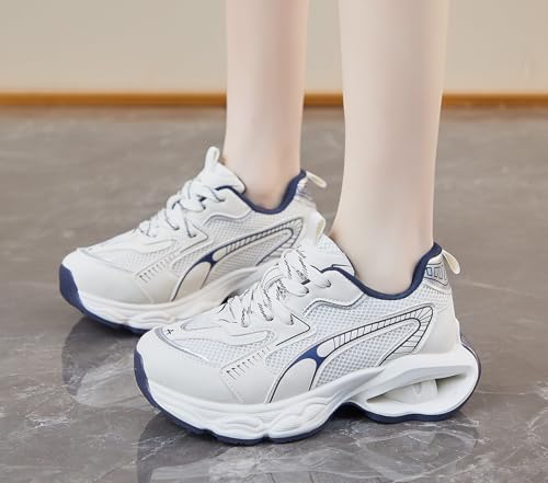 Sneakers bleu décontractées légères pour vos sorties et marche urbaine - 3