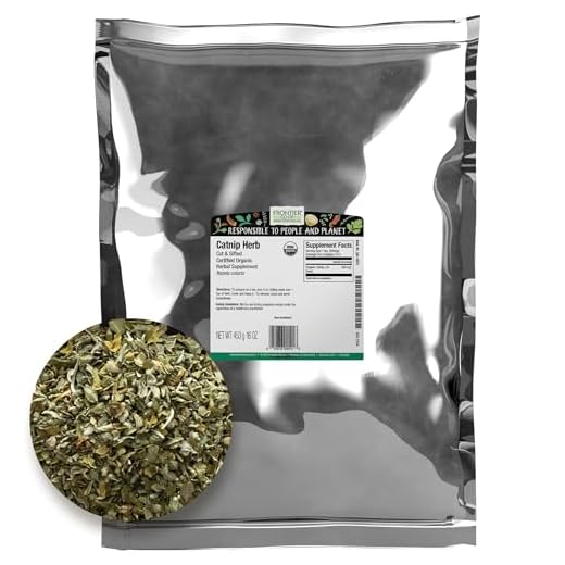 Frontier Co-op Organic Catnip, 1-Pound Bulk, Loved By Cats & Gardeners, Popular Tea Blend, Organic, Kosher