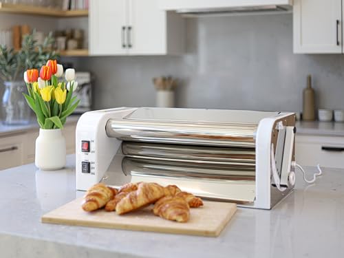 Eugene Dough Sheeters Professional Electric Dough Sheeter, Commercial Grade, Compact Design, White