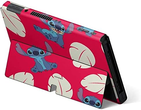 Skinit Decal Gaming Skin Compatible with Nintendo Switch OLED (2021) - Officially Licensed Disney Lilo and Stitch Character Pattern Design