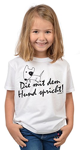 Lustiges Hunde Sprüche Kinder T-Shirt Mädchen : Der mit dem...