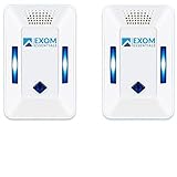 ES-2, Ultrasonic Pest Repeller Wall Plug-in, Most Effective than Repellents, Get Rid Of - Roaches, Ants, Spiders, Bed Bugs, Мosquito, insects, Fleas, Rodents, Squirrels, Mice, Rats, Bats, (2Pack)