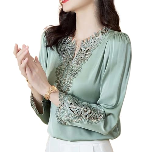 Chemisier en soie chic idéal pour le printemps
