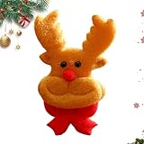 Weihnachts-Bügelflicken | Präzisions-Bastelarbeiten Nähen Zusammenbauen | Niedliche Aufnäher für Kleidung, für Familie, Freunde, Enthusiasten, Indoor-Nähgeschäft, Kinder und Erwachsene