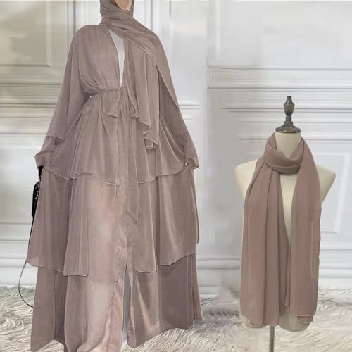Hijab pour femmes musulmanes avec robe extensible confort quotidien