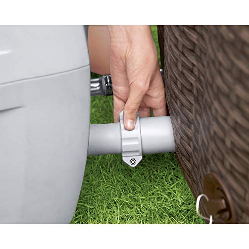 Bestway St. Moritz SaluSpa 2 to 7 Person Inflatable Round Outdoor Hot Tub with 180 Soothing AirJets, Filter Cartridge… - Image 3