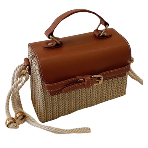 Sac en osier pour femme Lifkome parfait pour les balades d'été