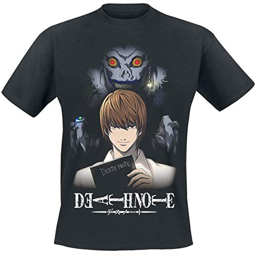 Death Note Ryuk Derrière La Mort T-Shirt Manches Courtes Noir L Cover
