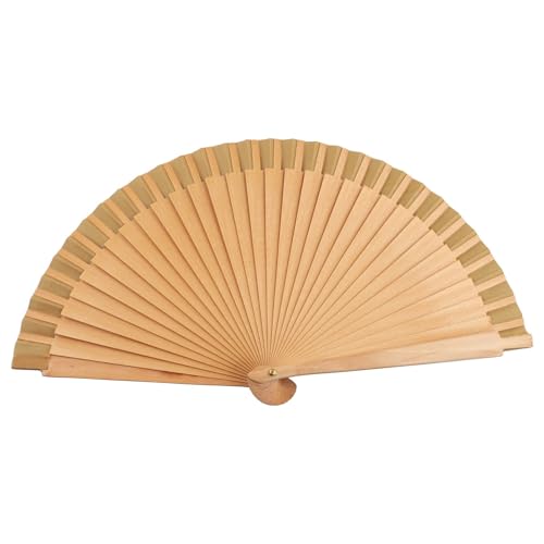Abanicos plegables de madera para recuerdo de eventos y danza clásica, lote de 5 8