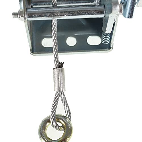 Winche manual para barco 1600lbs con cable de 10m miniatura 6