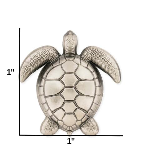 Image of Beach & Ocean Lapel Pins - Gold & Silver Sea Life, Nautical & Tropical Designs