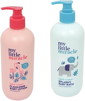 Sensitive Skin Baby Wash and Baby Lotion Bundle, Pack of 2
