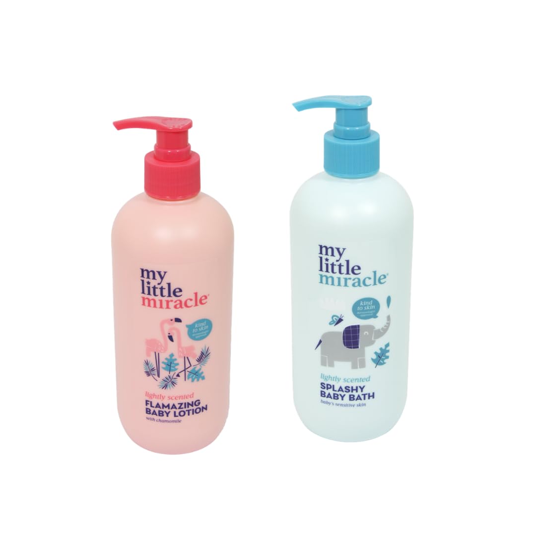 Sensitive Skin Baby Wash and Baby Lotion Bundle, Pack of 2