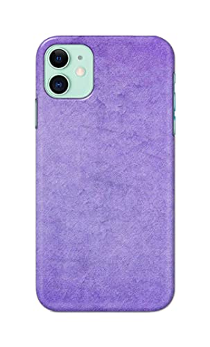 Image of Plain Purple Hard Back Case Cover for Apple iPhone 11 (6.1 inch), A2221, A2111 Back Cover -(J5) VNS2226