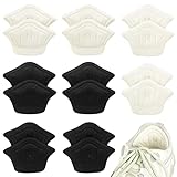QKFON 8 Paar Fersenpolster, Fersenpolster für zu Große Schuhe, Fersenschutz für Schuhe Selbstklebende Schuhpolster Fußpflege zum Schutz vor Abrieb und Blasenbildung Für Männer & Frauen
