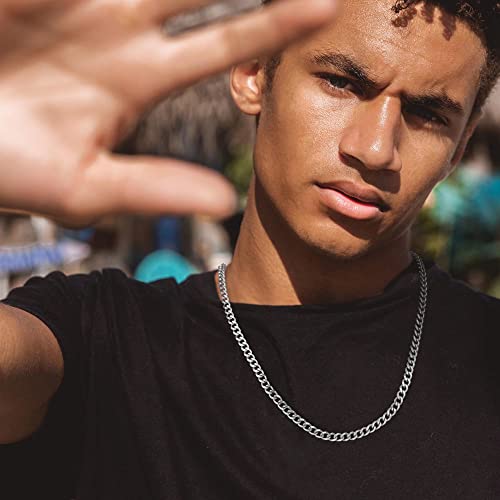 Graduation Gifts For Him, Chunky Cuban Link Chain For Men Class Of 2022 Gifts Stainless Steel Graduation Necklace College Graduation Gifts For Him Best Friend Son Boyfriend Brother Nephew Grandson 2022 #TOP4