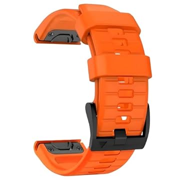 OUTVI Pulseira de silicone para relógio compatível com Garmin Fenix 5x 6x Pro 7x 3 hrs, ajuste rápido, 26 mm, substituição para Epix Pro Gen 2 de 51 mm, Enduro 2 Descent Mk1 Mk2 Mk2i Mk3i tactix soft