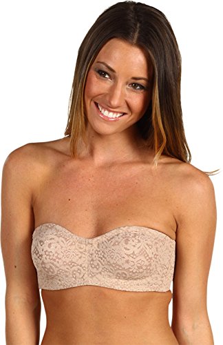 Image of Wacoal Halo Lace Strapless Underwire Bra