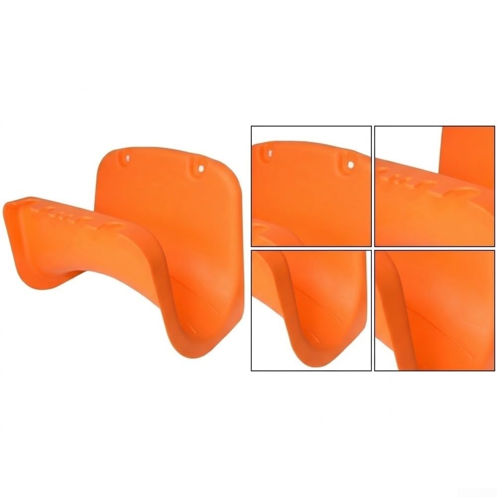 Gartenschlauch Halterung Wandmontage Wetterfest Orange Grau(orange 6pcs)