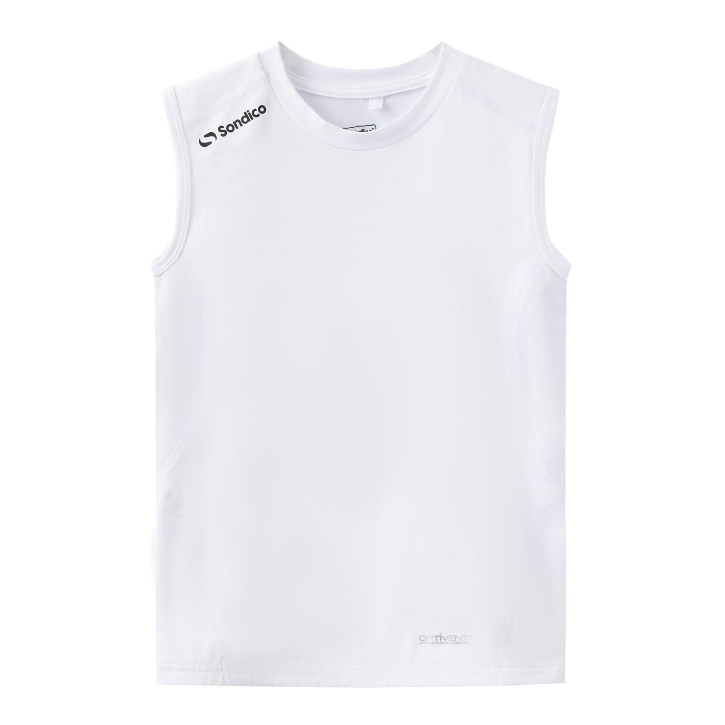 Sondico Boys Base Cre Vest Junior White 7-8 Years
