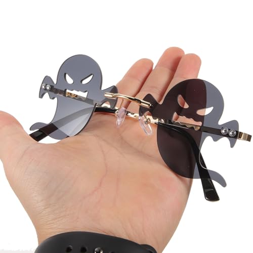 Ghost Sunglasses Gothic Sunglasses Halloween Eyewear Halloween Eyeglasses Costumes Eyewear For Party3