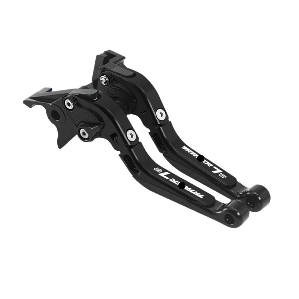 Xgdsetsrg Black Tracer 7Gt Motorcycle Cnc Adjustable Folding Extendable Brake Clutch Lever For Ya&Maha Tracer 7 7Gt Tracer Tracer7gt 2021 2022 2023