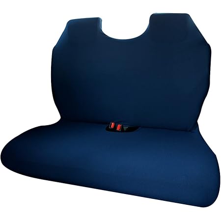 Amazon 洗える 伸びるシートカバー 後部座席対応 ベンチシートタイプ リフィットシートカバー かわいい デニム風 1枚入 軽自動車に フリーサイズ シートカバー 車 バイク