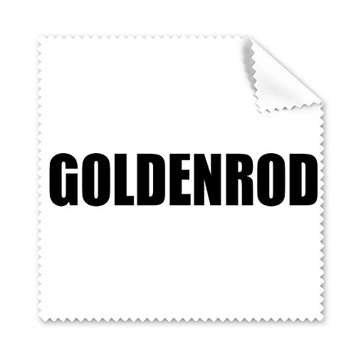 Tissu téléphone cleaner écran couleur goldenrod et noir, une idée cadeau utile lot de 5