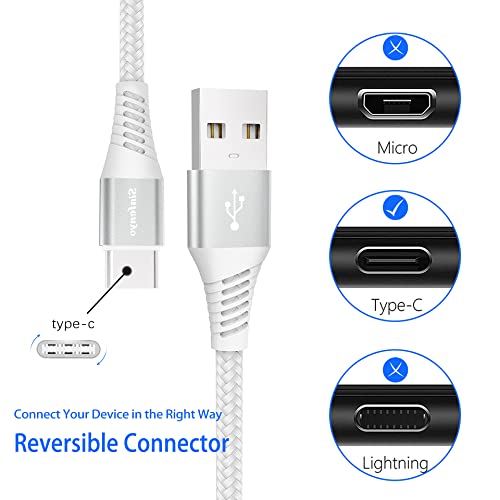Cavo USB C 1M 2M,Cavo USB Tipo C di Ricarica Rapida Carica Caricabatterie per Samsung Galaxy S21 S22 S20 S10 S8 S9 A20e A21s A11 A12 A40 A41 A42 A50 A51 A52 A70 A71,Huawei P30 P20 P10,Xiaomi,LG