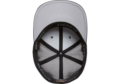 Image of Flexfit Unisex Mesh Fitted 2-Tone Trucker Hat, One Size