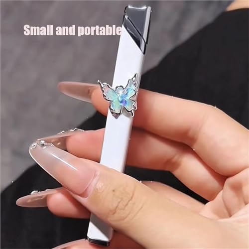 Encendedores de llama suave a prueba de viento 2-pack para mujer miniatura 3