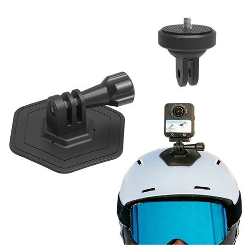 Flexible Adhesive Mount for Insta360 X5 X4 X3 Ace Pro 2 Helmet Sticky Mounts Curved Adhesive Base for GoPro Hero13/12/11 - Detailed View