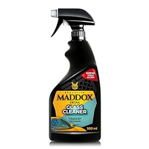 Maddox Detail – Glass Cleaner – Glasreiniger met driedubbele actie: reinigt, ontvet en geeft glans, 500ml