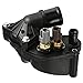 A-Premium Engine Coolant Thermostat Housing Assembly Compatible with Ford Explorer Ranger Explorer Sport Trac Mazda B4000 Mountaineer 2000-2008 V6 4.0L